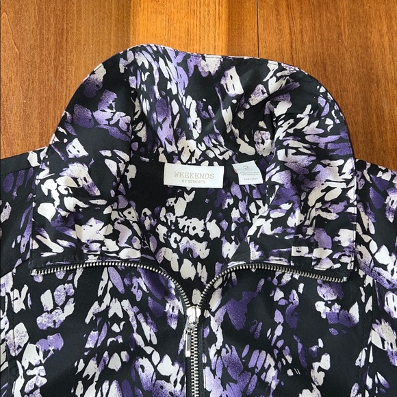 Women’s WEEKENDS by Chicos Vest Size 2 - Picture 2 of 4